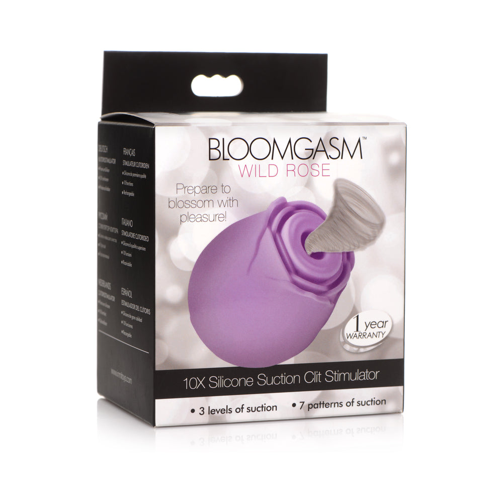 Bloomgasm 10X Wild Rose Suction Clit Stimulator