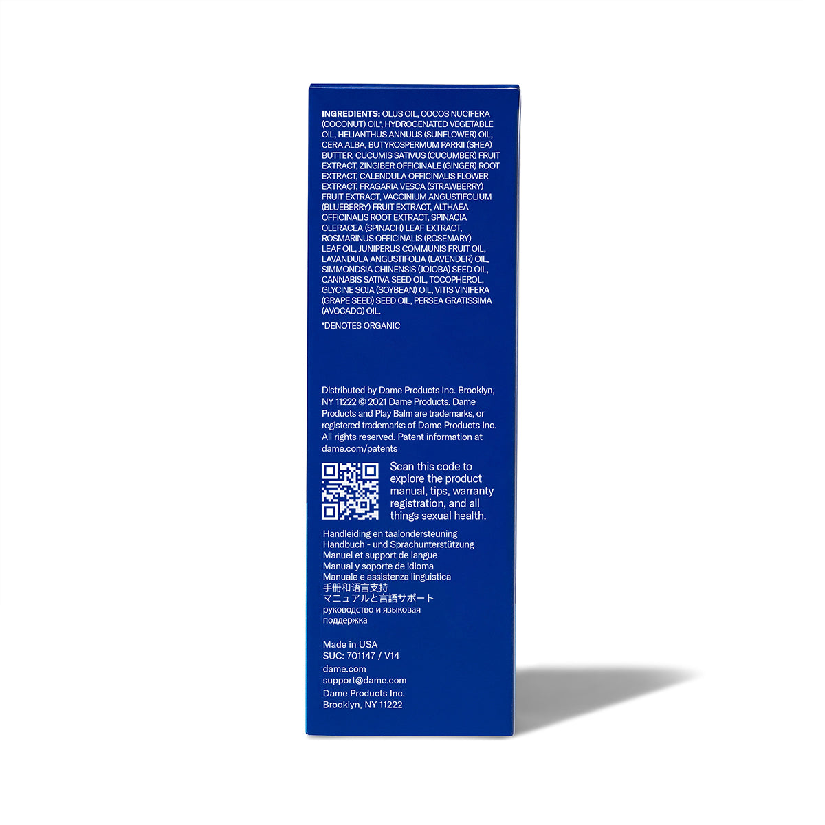 Dame Play Balm Oil-Based Vaginal Moisturizer