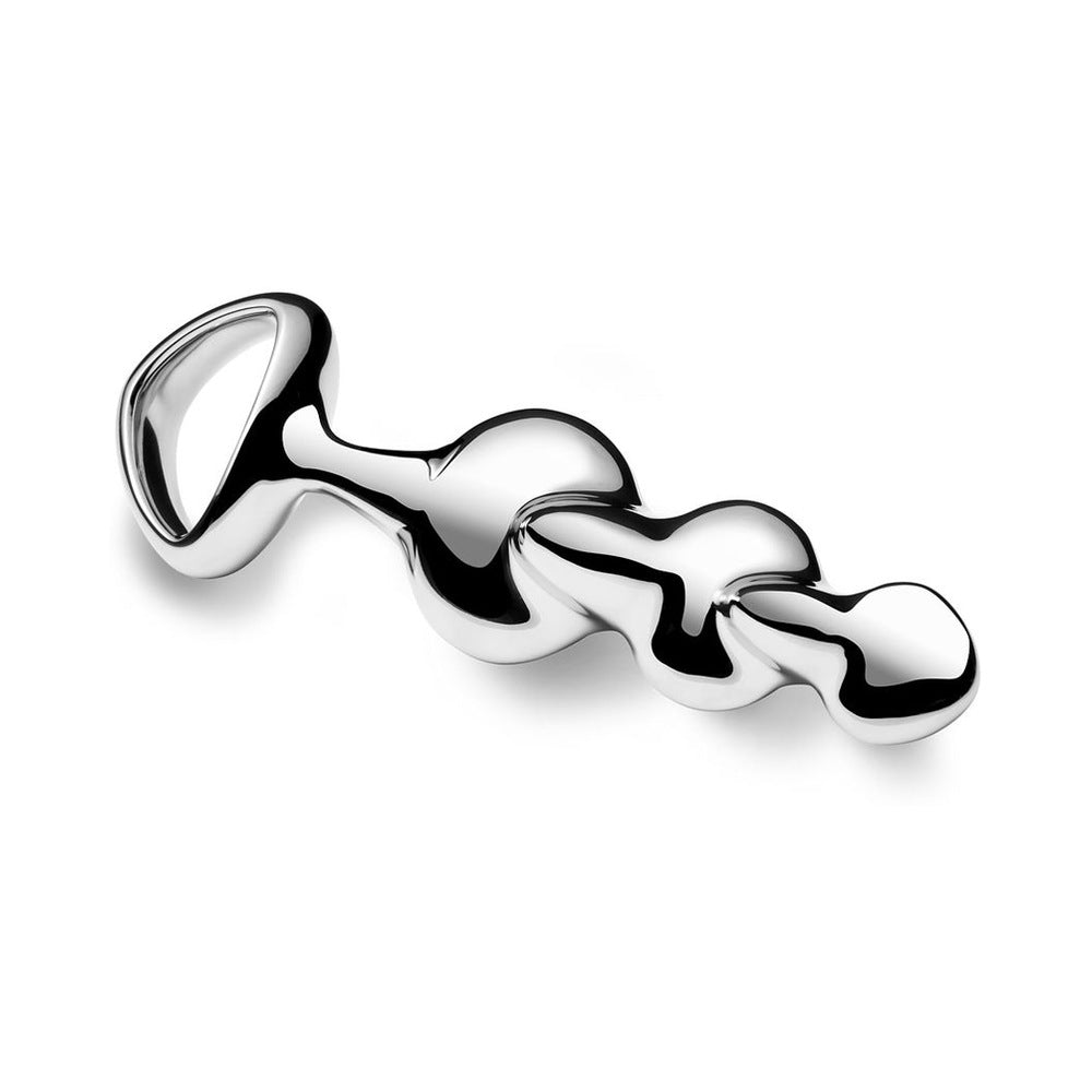 njoy Disco Ribbed Stainless Steel Butt Plug