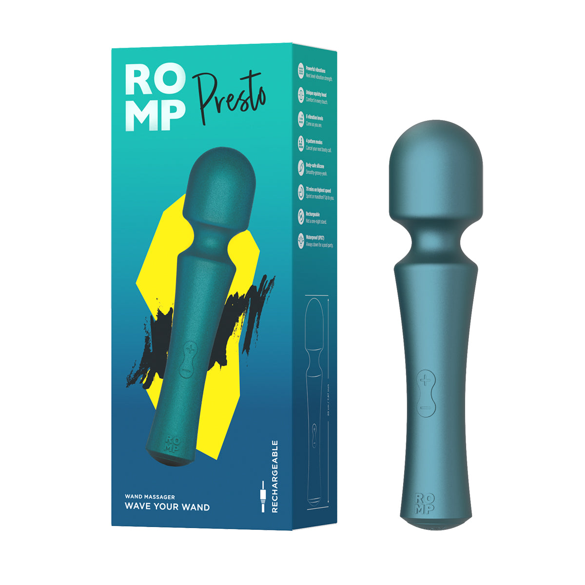ROMP Presto Wand Vibrator