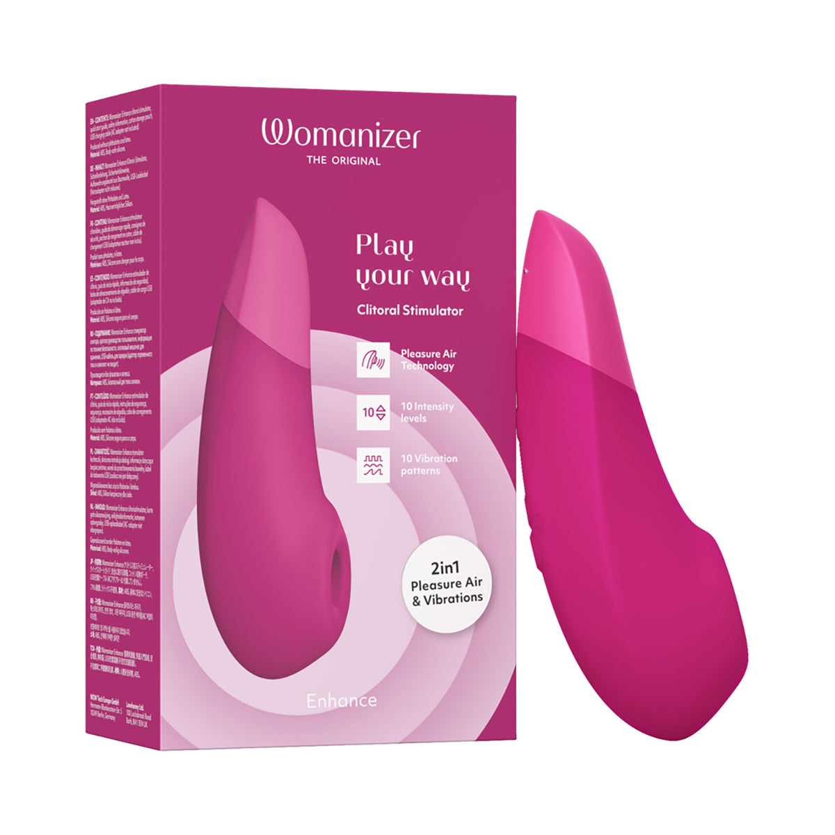 Womanizer Enhance Vibrating Air Pressure Clitoral Stimulator