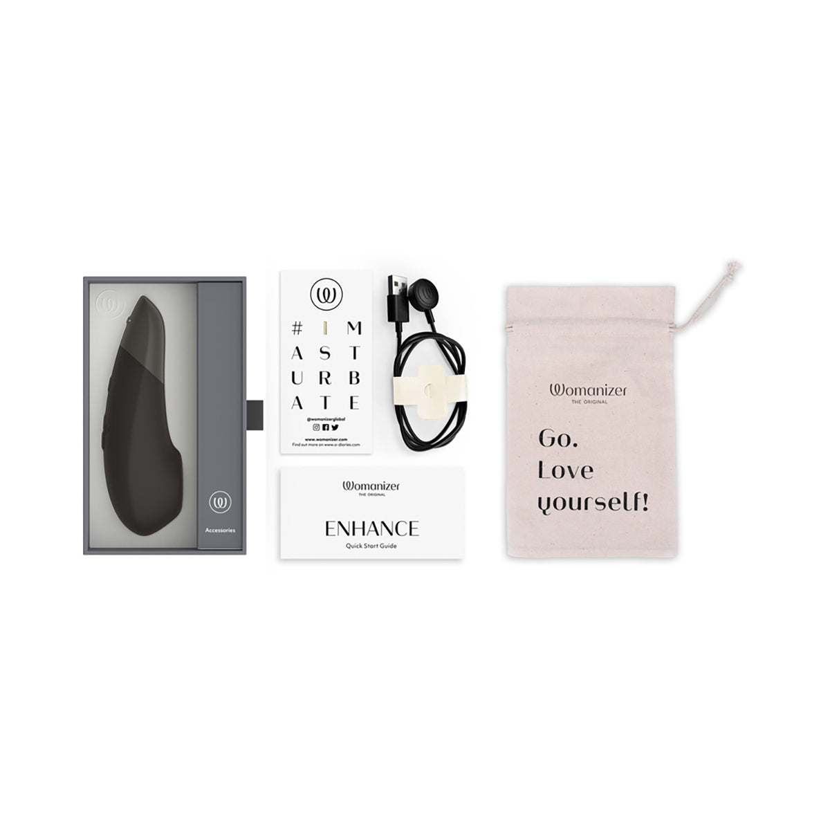 Womanizer Enhance Vibrating Air Pressure Clitoral Stimulator