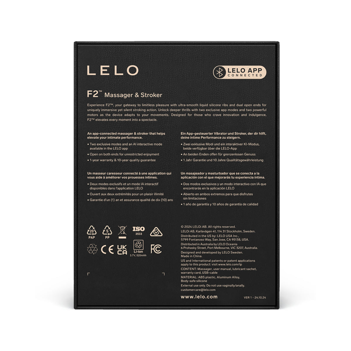 LELO F2S Massager  and Stroker