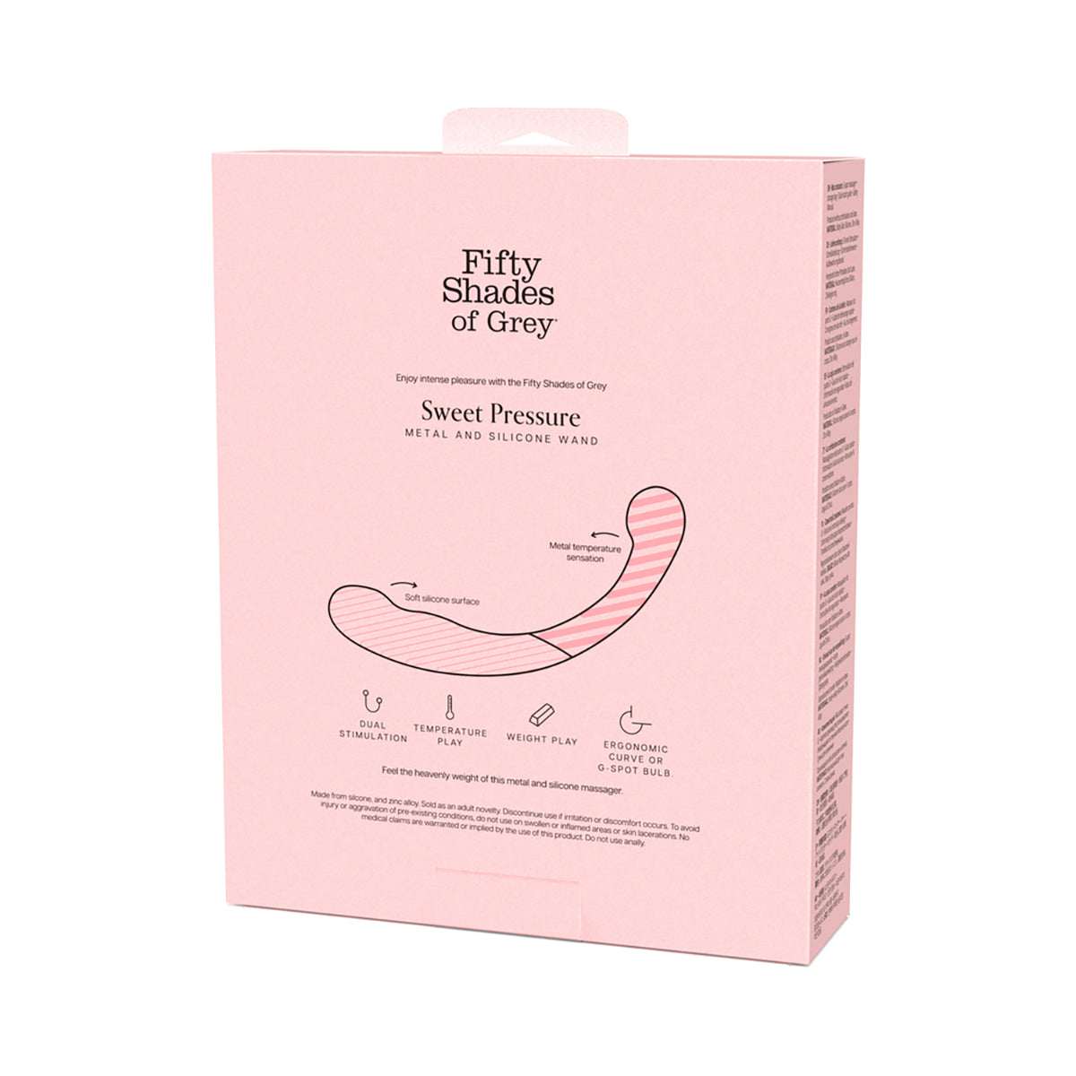 Fifty Shades Sweet Pressure Silicone and Steel Wand