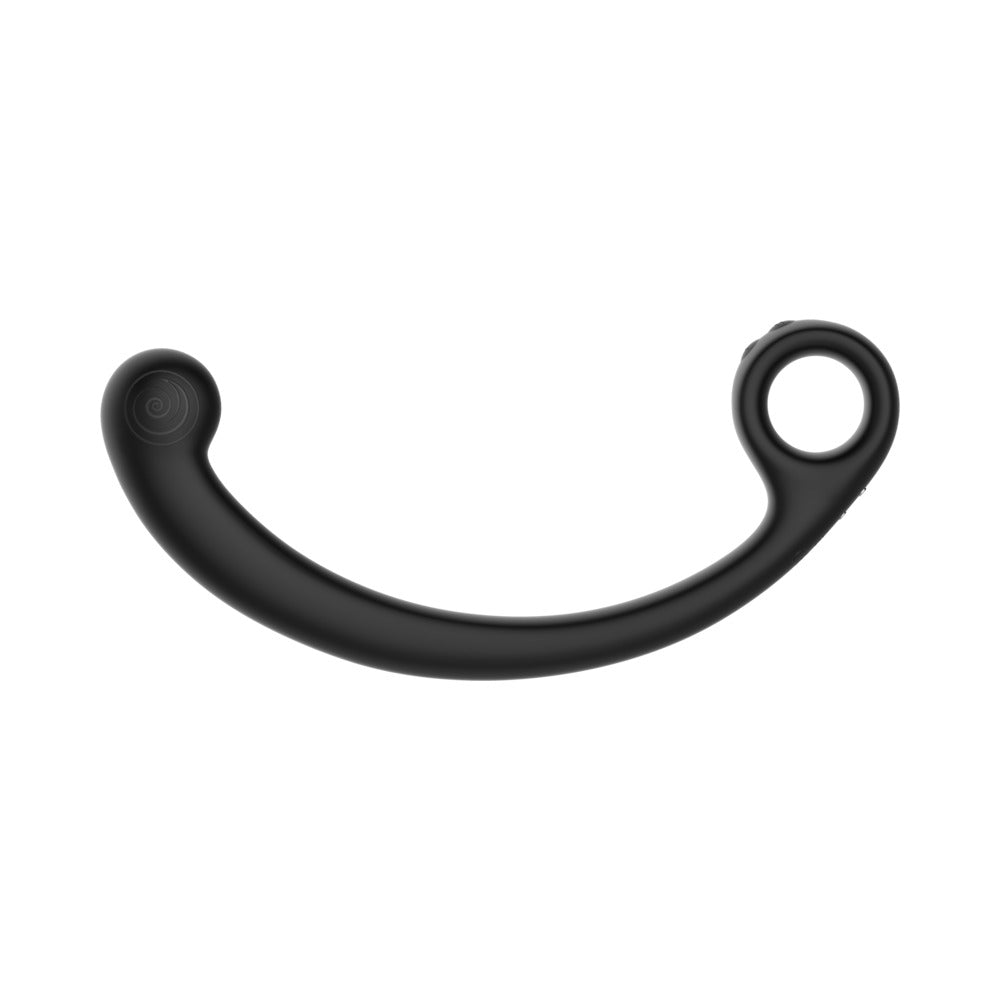 Black silicone G- and P-spot vibrator