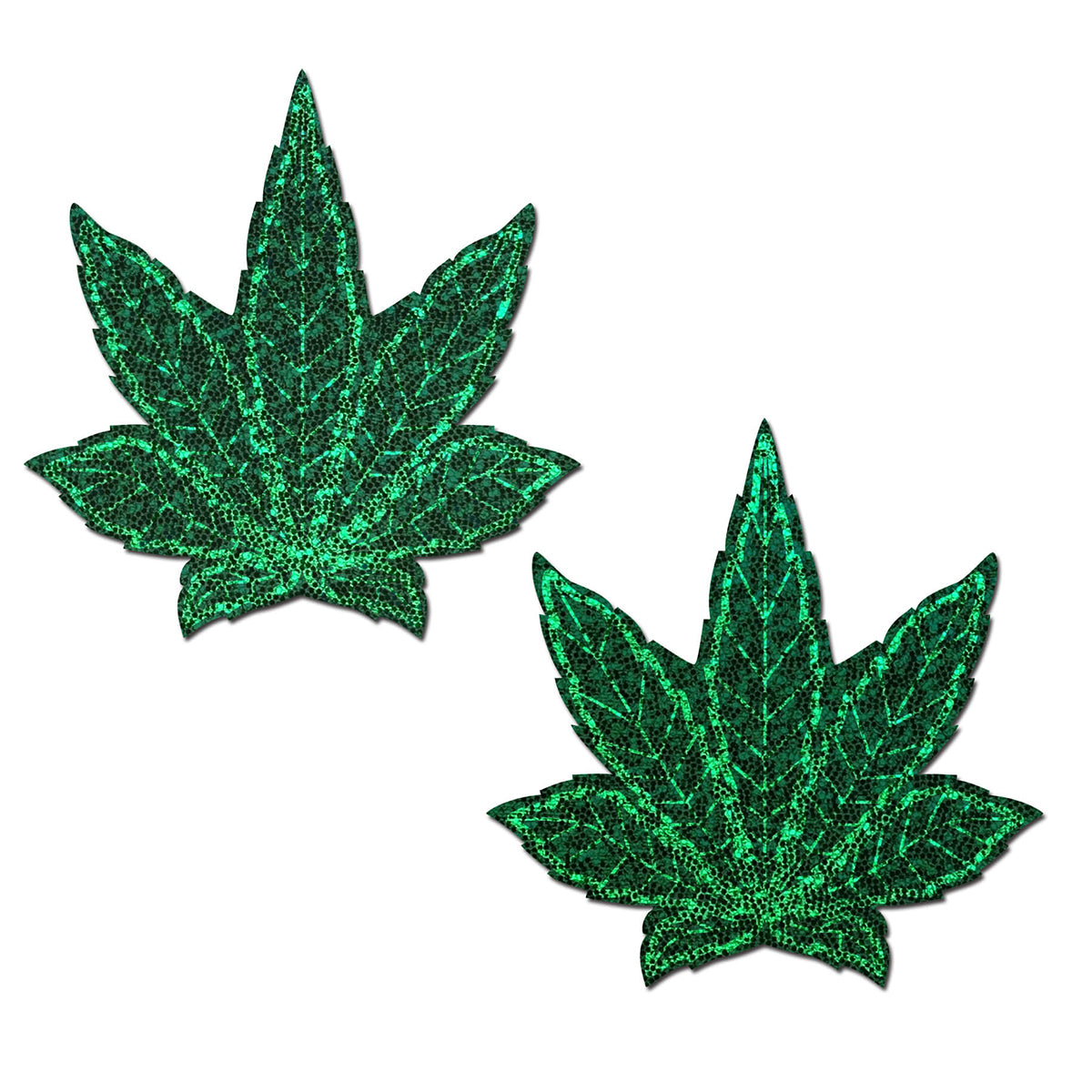 Pastease Pot Leaf Glitter Pasties