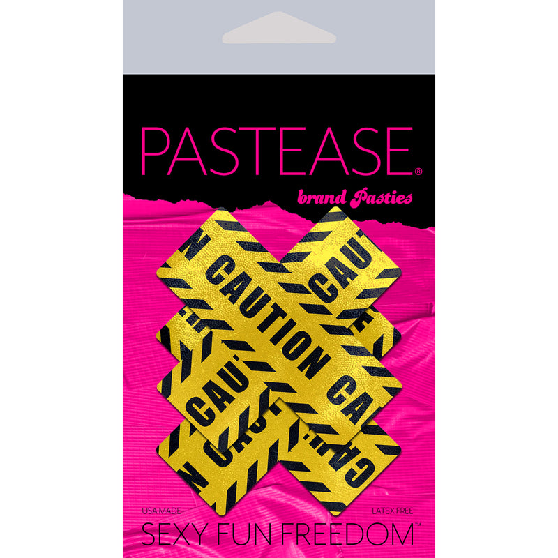 Pastease Caution Tape Nipple Pasties
