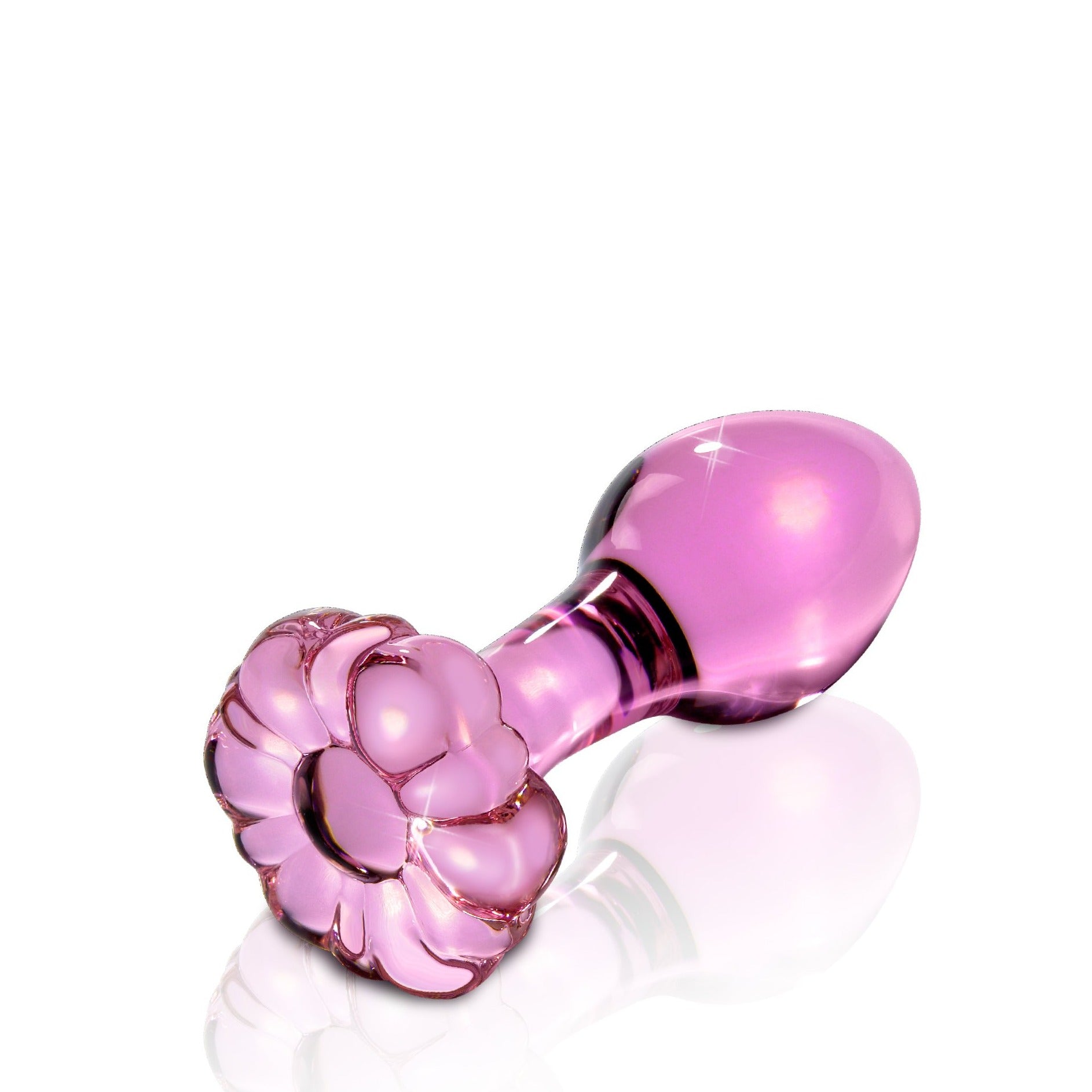 Icicles No. 48 Flower Glass Butt Plug