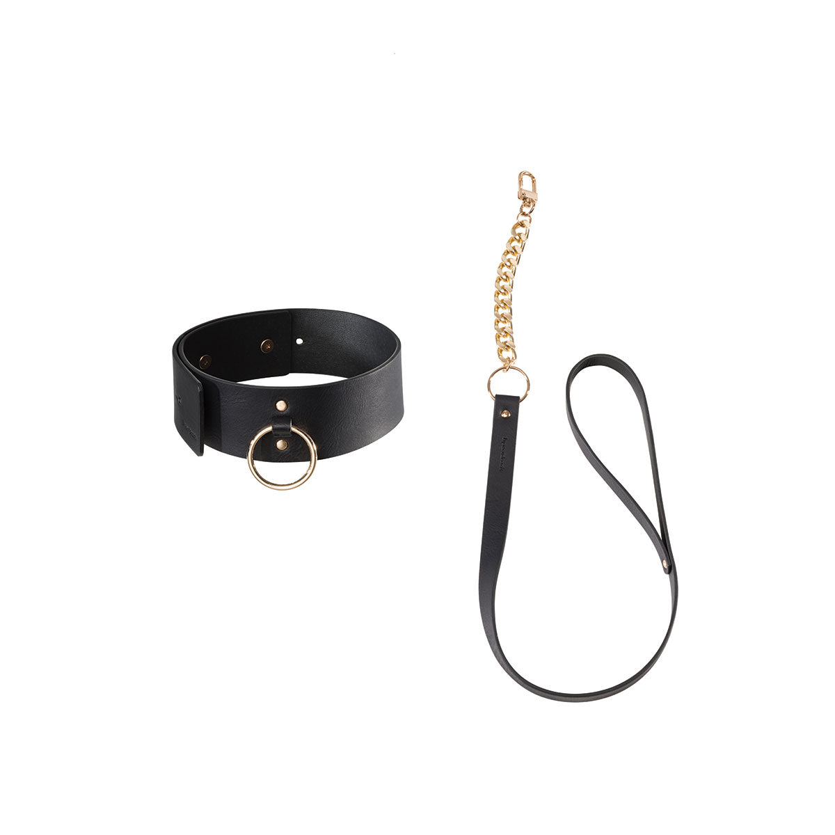 Bijoux Maze Vegan Leather Choker with Leash