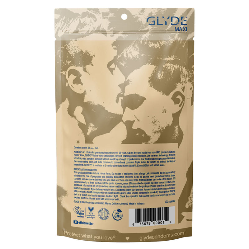 Glyde Maxi Latex Condoms