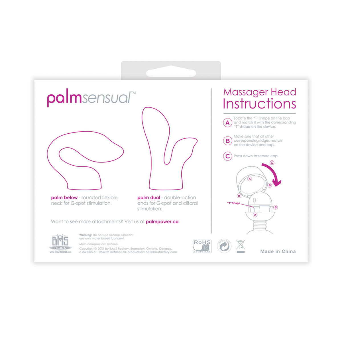 PalmPleasure Attachments 2-Pack