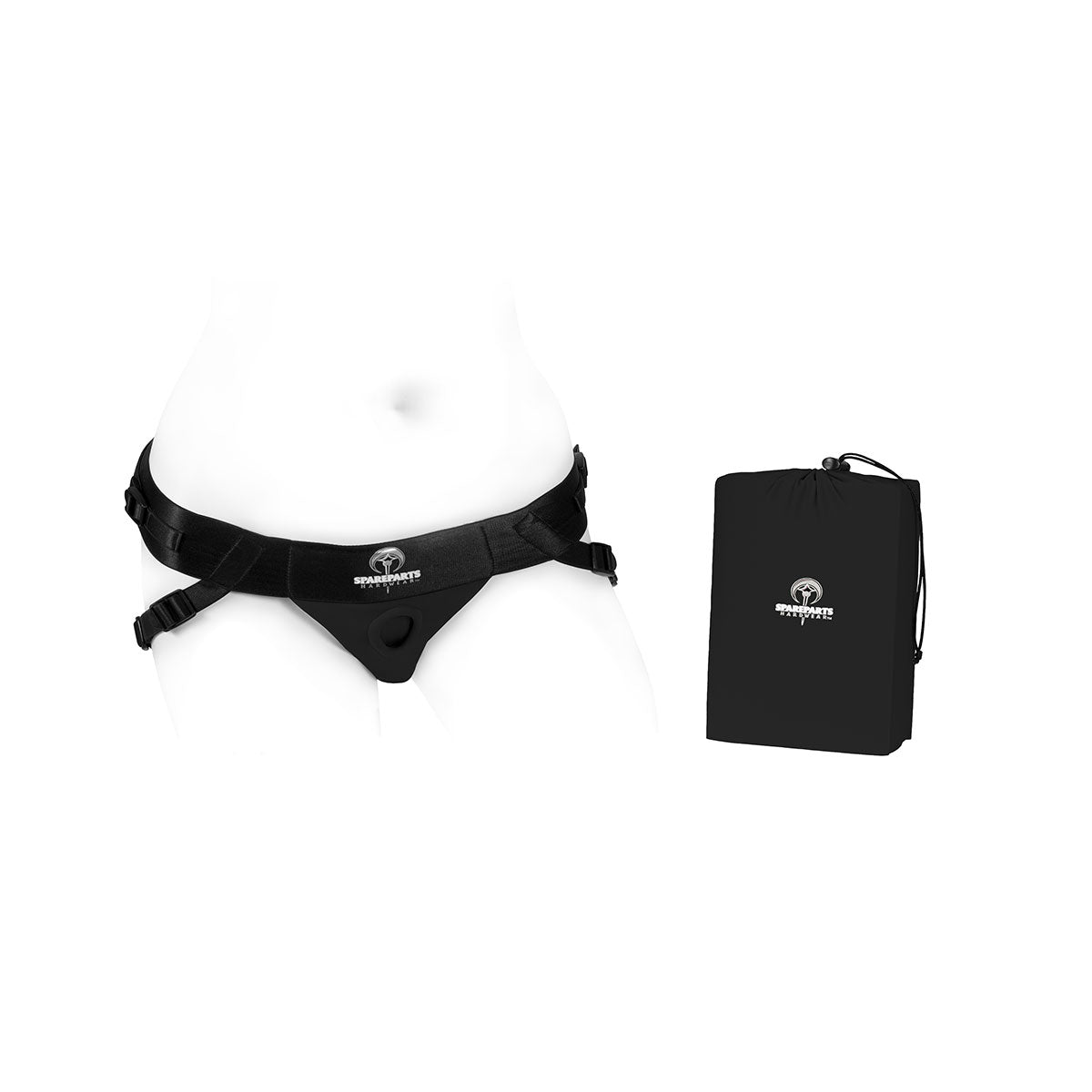 SpareParts Black Joque Harness