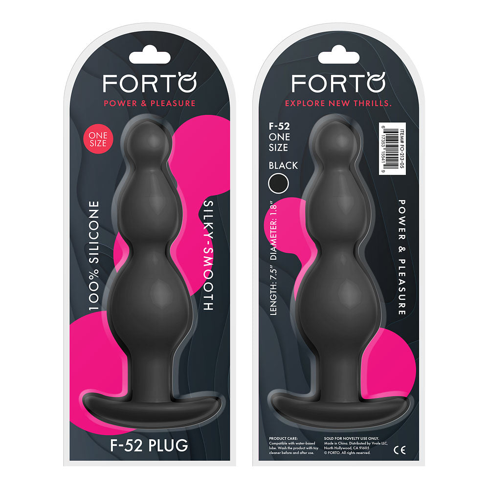 Forto F-52 Cone Anal Beads