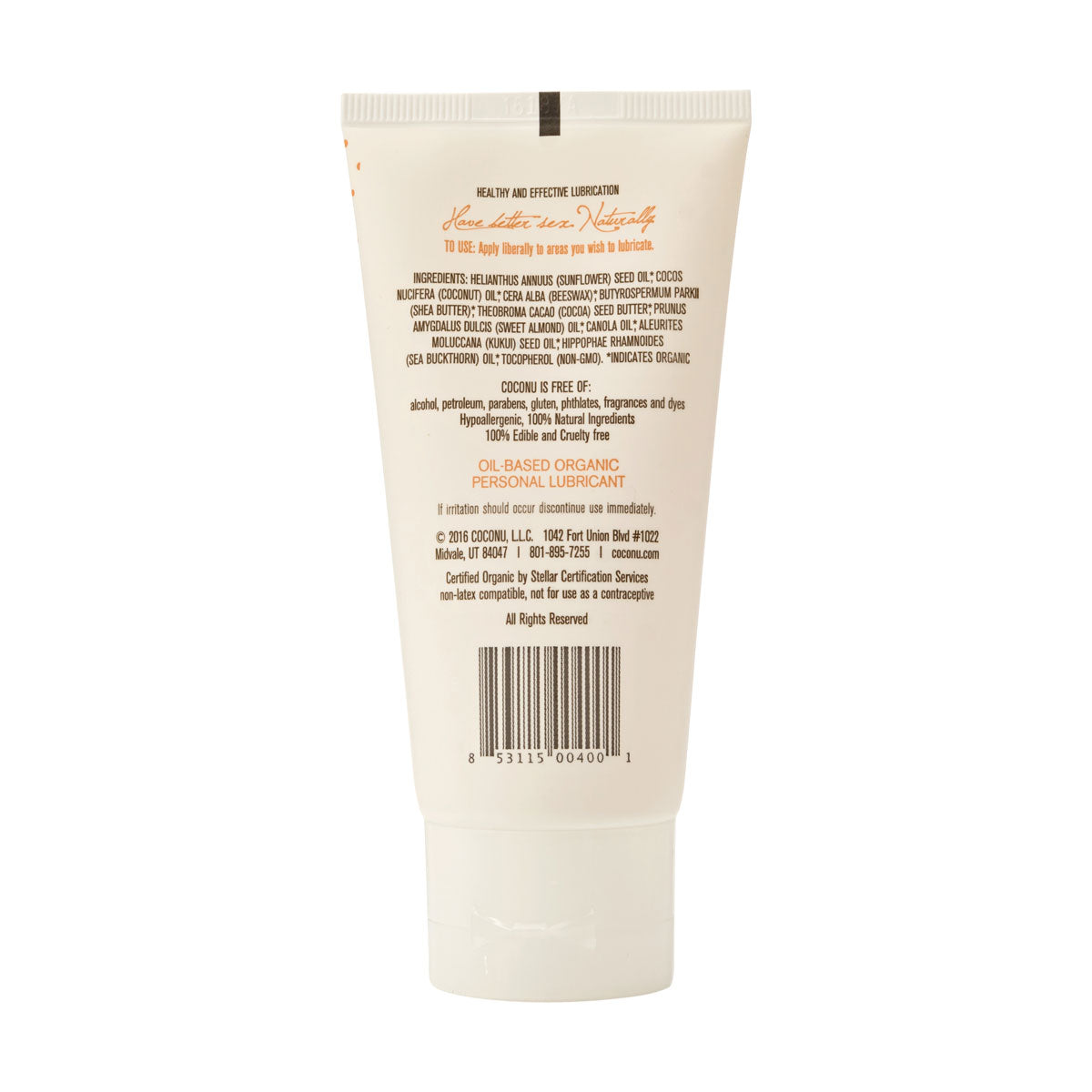 Coconu Organic Oil-Based Lubricant