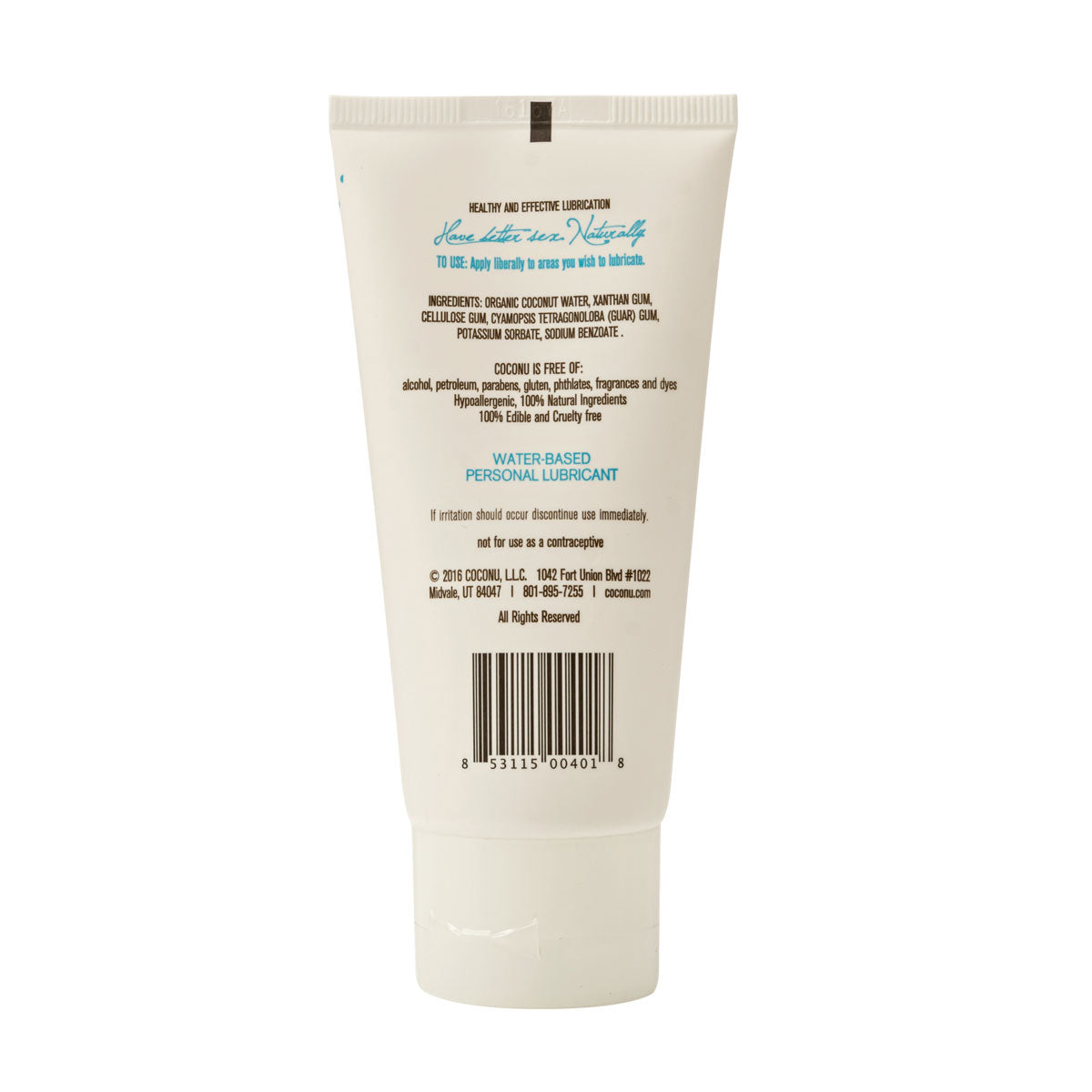 Coconu Water-Based Organic Lube