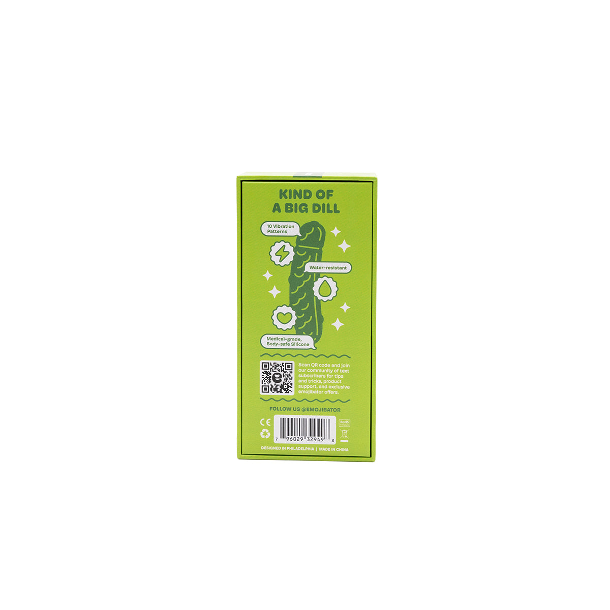 Emojibator Pickle Vibrator