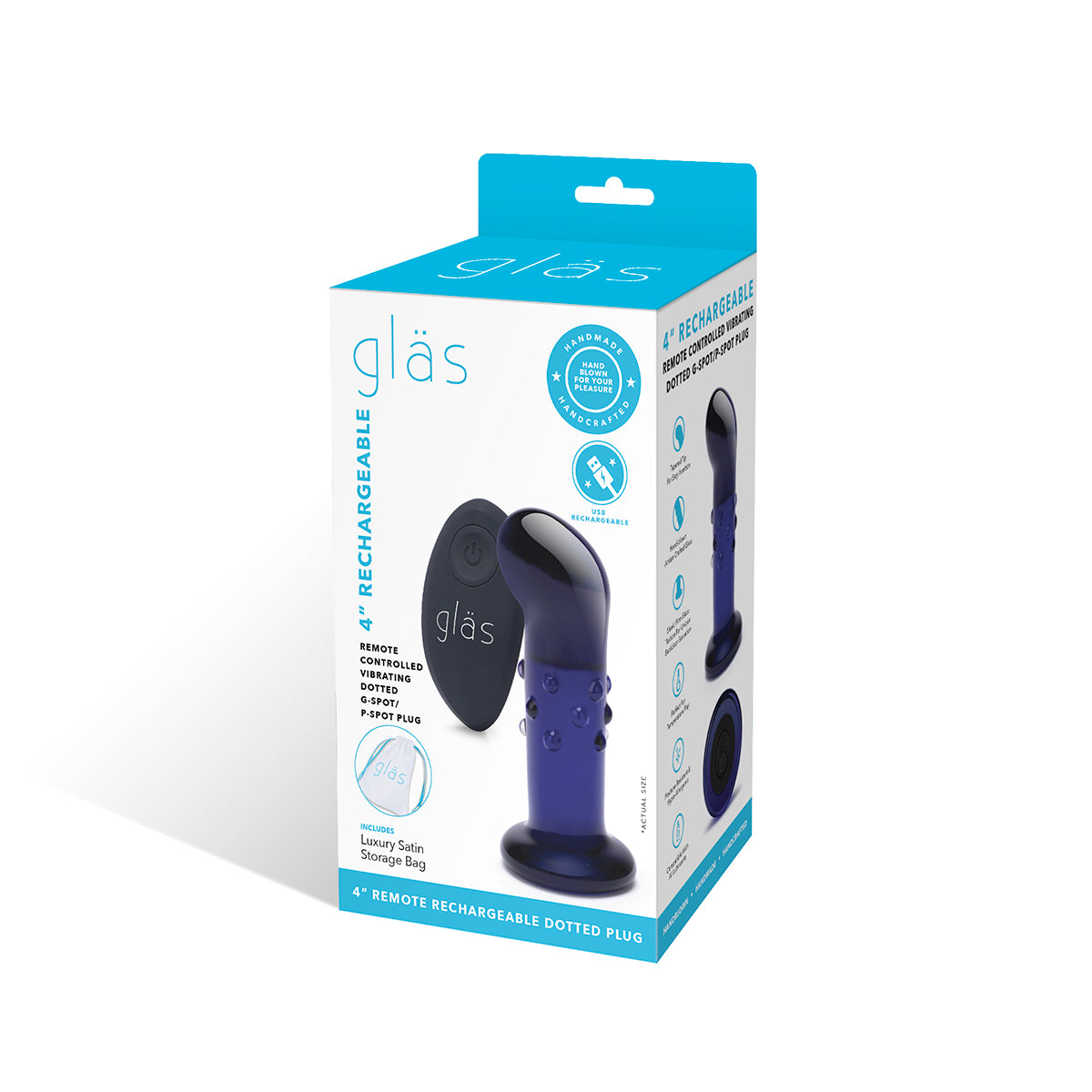Glas Vibrating G- and P-Spot Plug