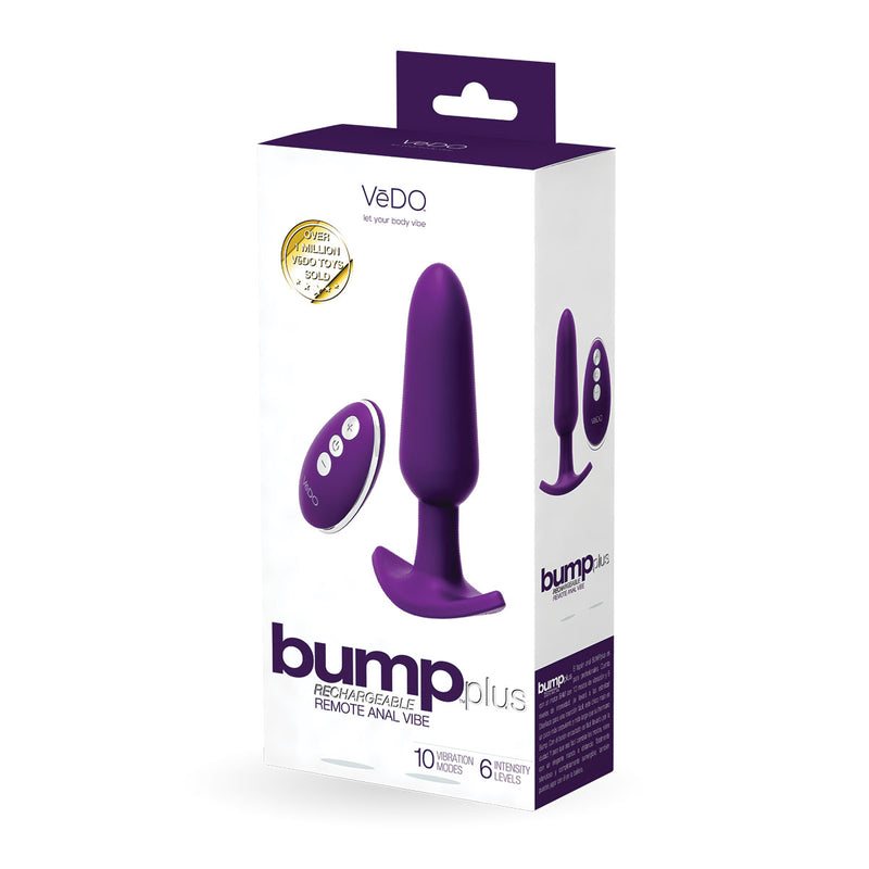 VeDO Bump Anal Vibe Plus with Remote Control