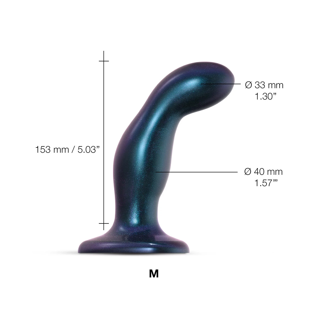 Strap-On-Me Snaky Medium Dildo Plug Hybrid