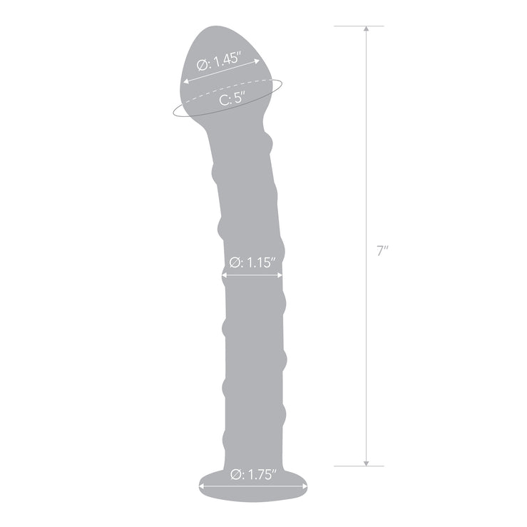 GLAS Mr. Swirly Spiral Glass Dildo