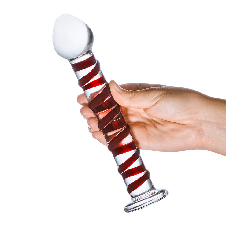 GLAS Mr. Swirly Spiral Glass Dildo