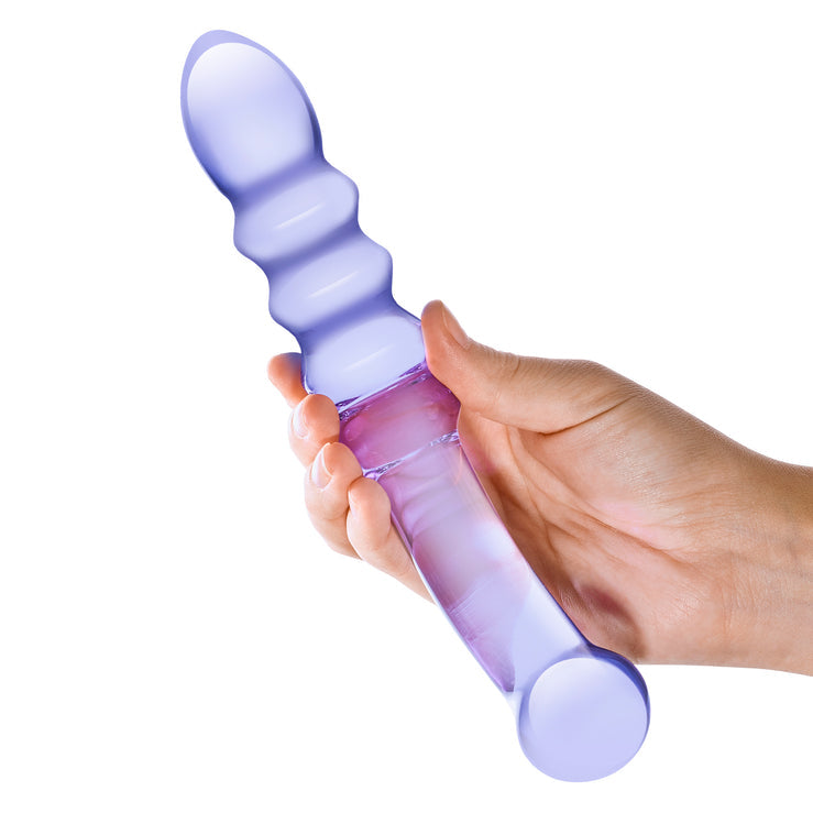 Glas Purple Rain Glass Dildo