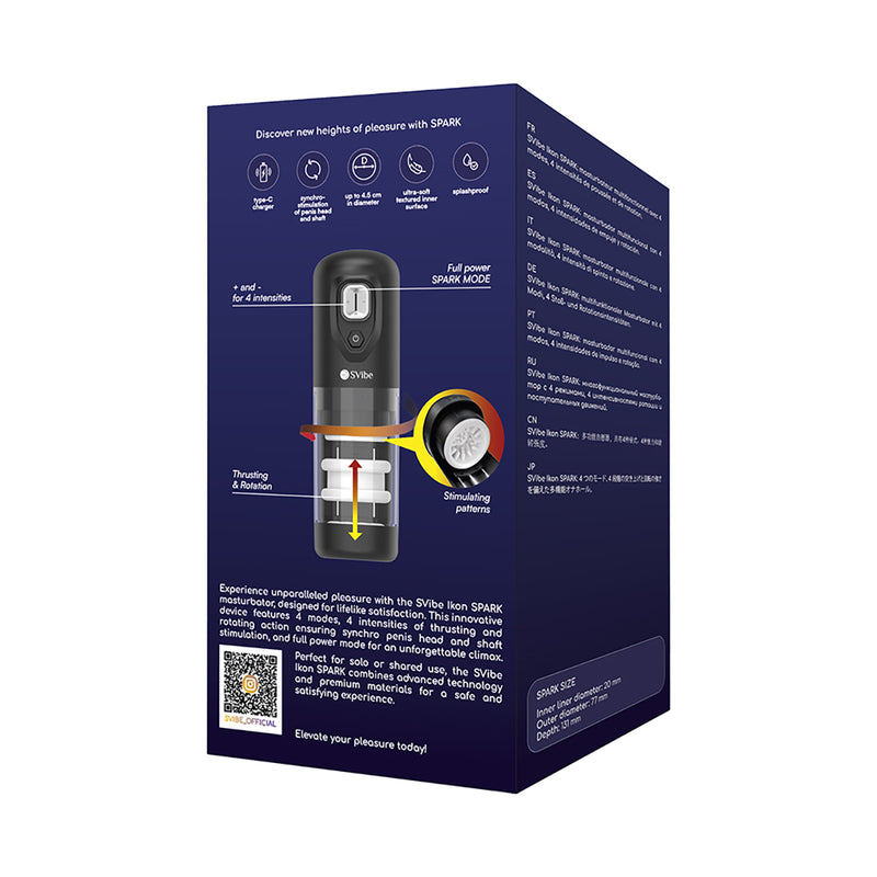 Snail Vibe Ikon SPARK Thrusting Rotating Masturbator | Delicto Snail Vibe Ikon SPARK Thrusting Rotating Masturbator | Delicto