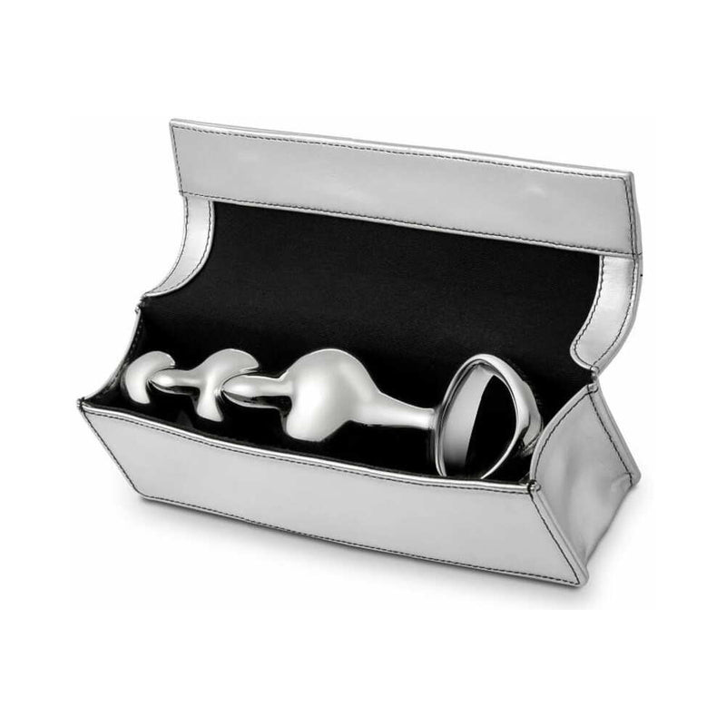 njoy Disco Ribbed Stainless Steel Butt Plug
