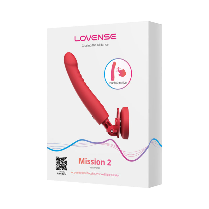 Lovense Mission 2 Vibrating Suction Cup Dildo | Delicto Lovense Mission 2 Vibrating Suction Cup Dildo | Delicto