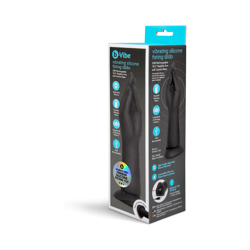 b-Vibe Vibrating Silicone Fisting Dildo