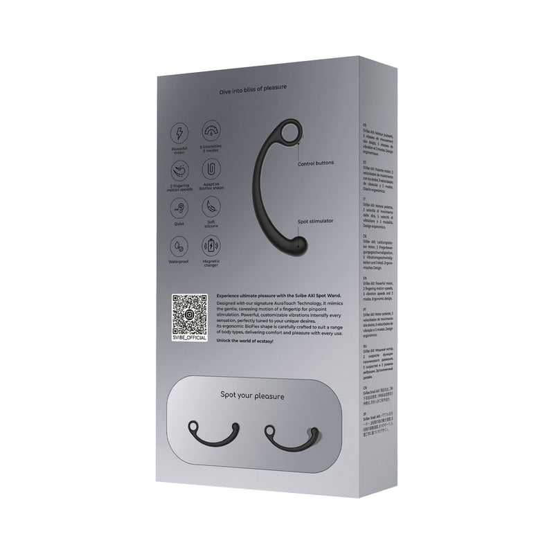 SVibe Snail AXI Vibrating G- and P-Spot Wand