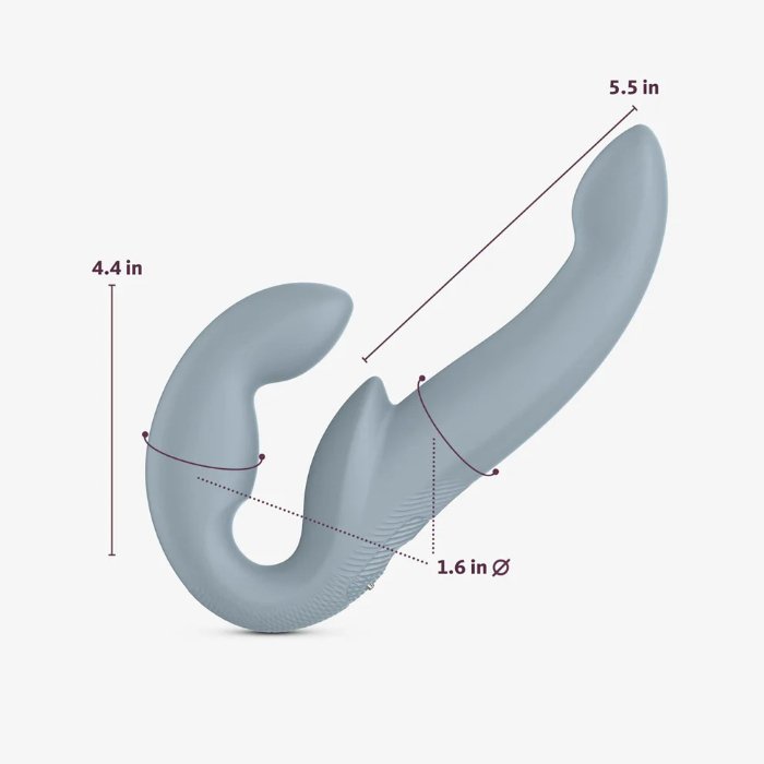 Fun Factory Share Vibe Pro Vibrating Strapless Strap-on Dildo