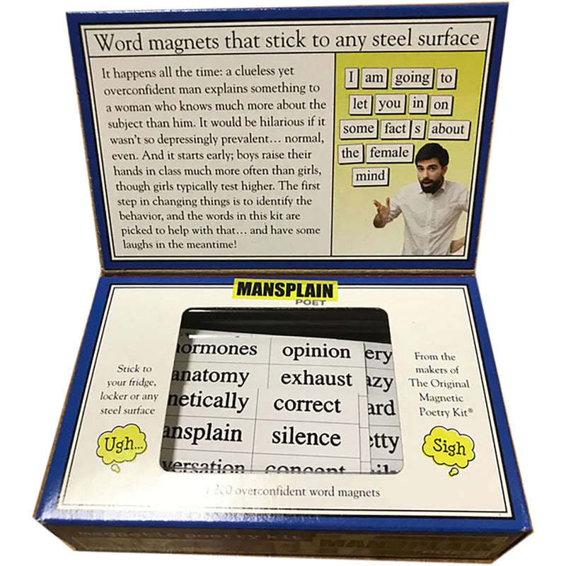 Magnetic Poetry Kit: Mansplain Edition