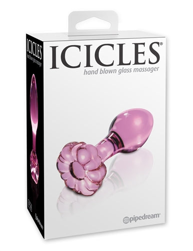Icicles Flower Glass Butt Plug
