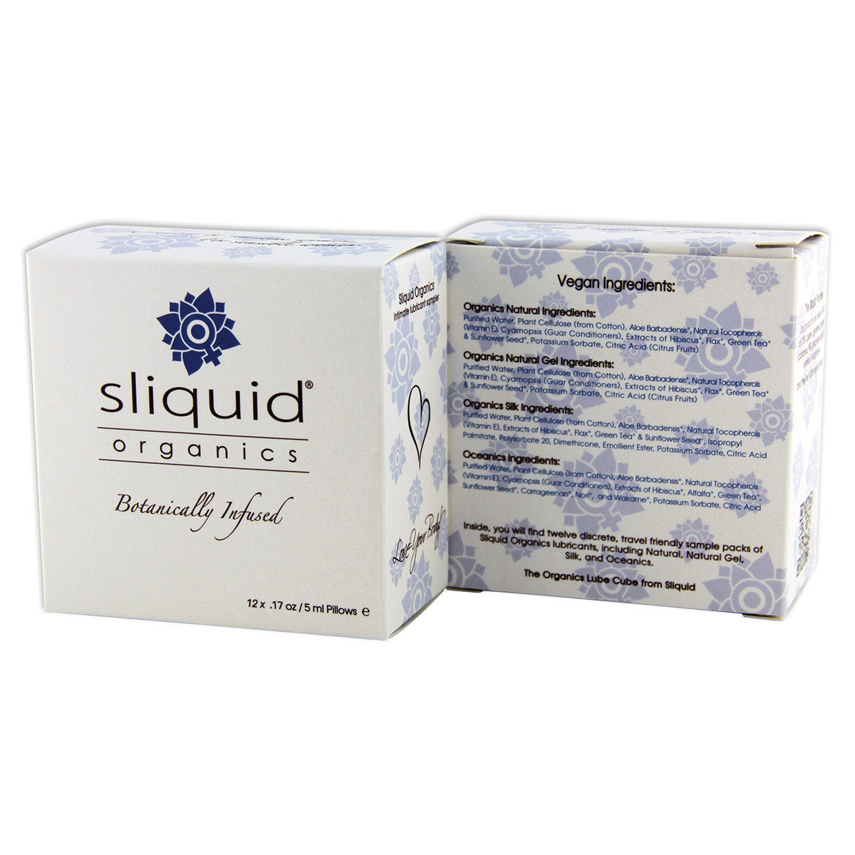 Sliquid Organics 12-Pack Lube Cube Sampler