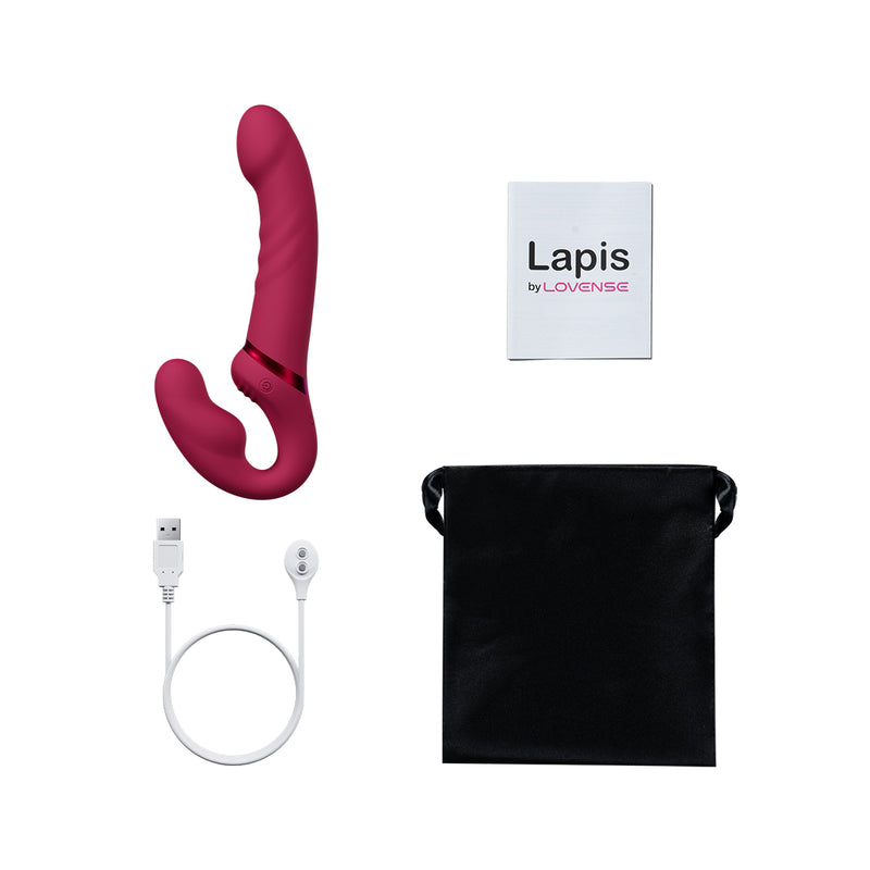 Lovense Lapis Vibrating Strapless Strap-On