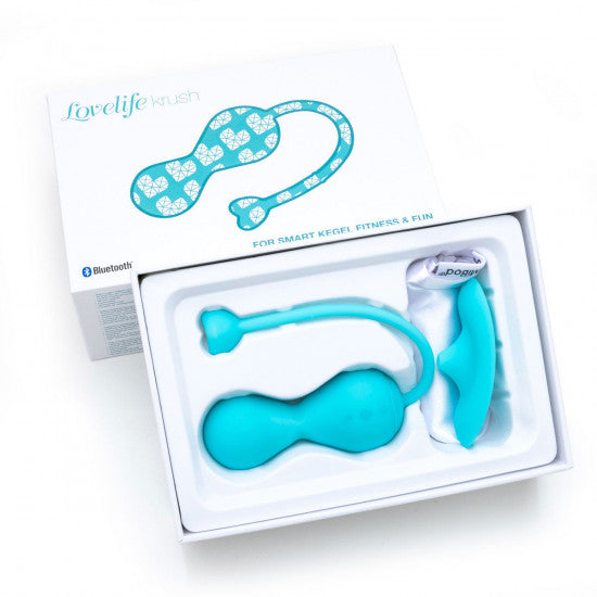 OhMiBod Turquoise Krush Kegel Exerciser Box