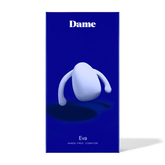 Dame Eva Hands-Free Vibrator Ice Blue