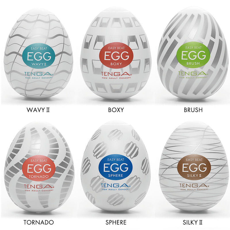 Tenga Easy Beat New Standard Egg 6-Pack