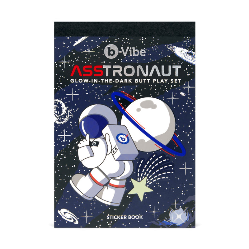 b-Vibe ASStronaut Glow-In-The-Dark Butt Play Set