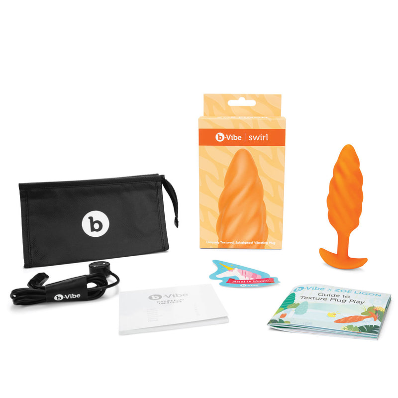 B-Vibe Bump Texture Vibrating Butt Plug Medium