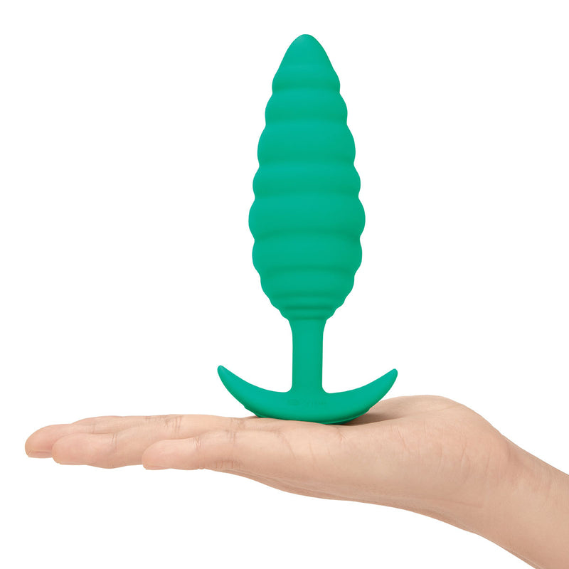 B-Vibe Bump Texture Vibrating Butt Plug Large