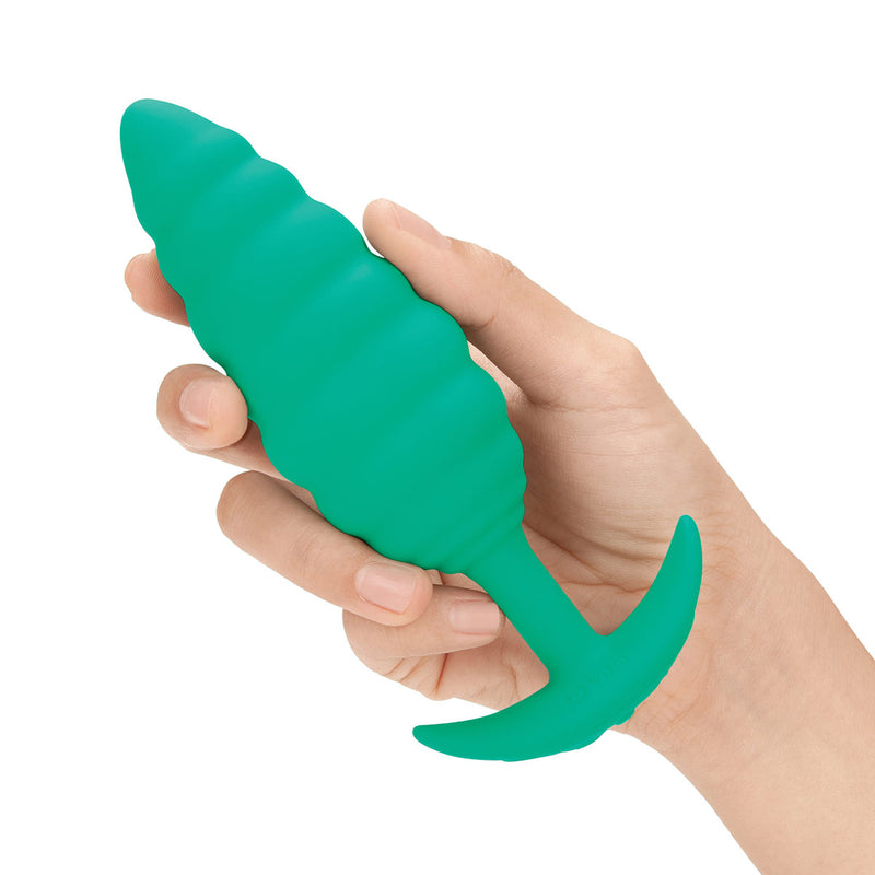 B-Vibe Bump Texture Vibrating Butt Plug Large