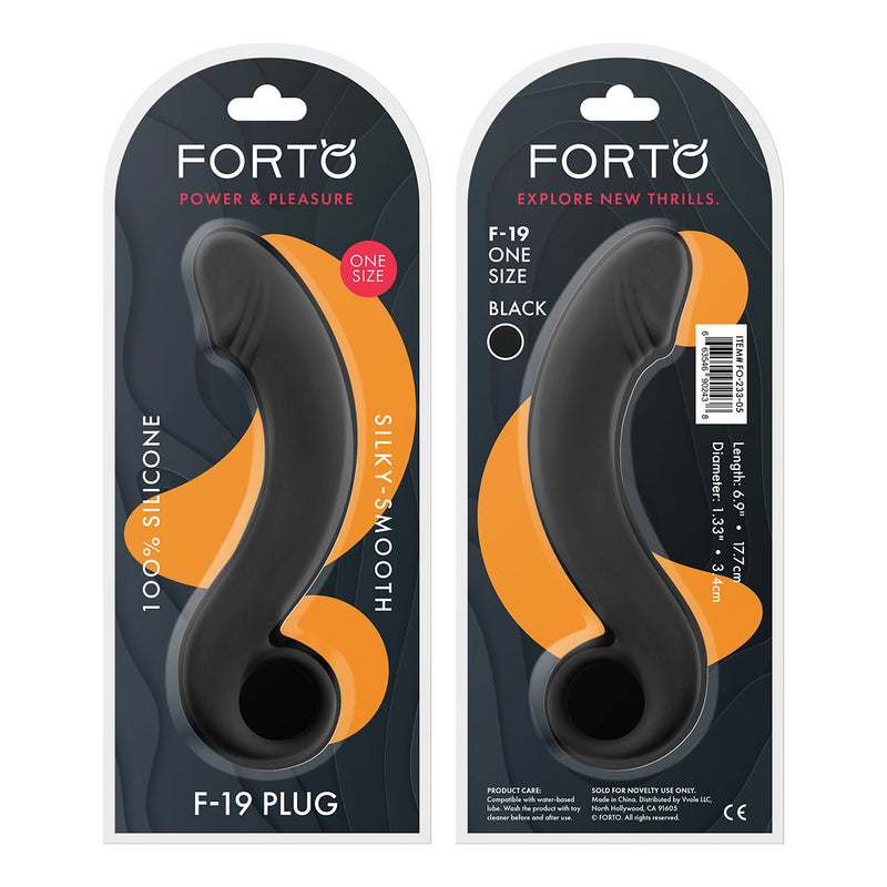 Forto F-19 Curved Butt Plug