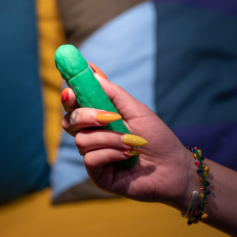 Emojibator Pickle Vibrator