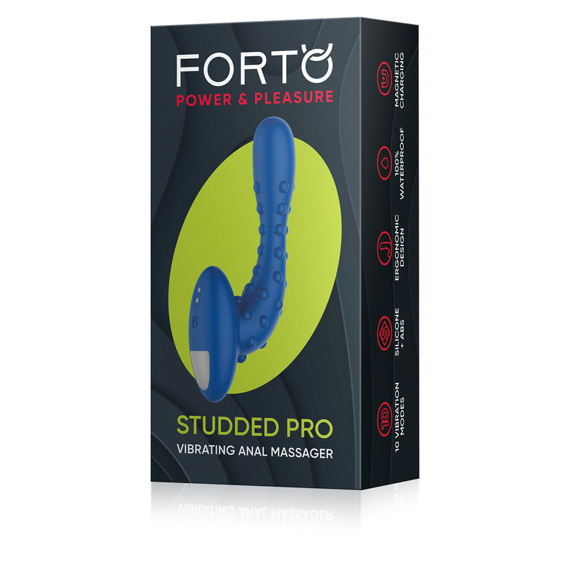 Forto Studded Vibrating Pro Plug