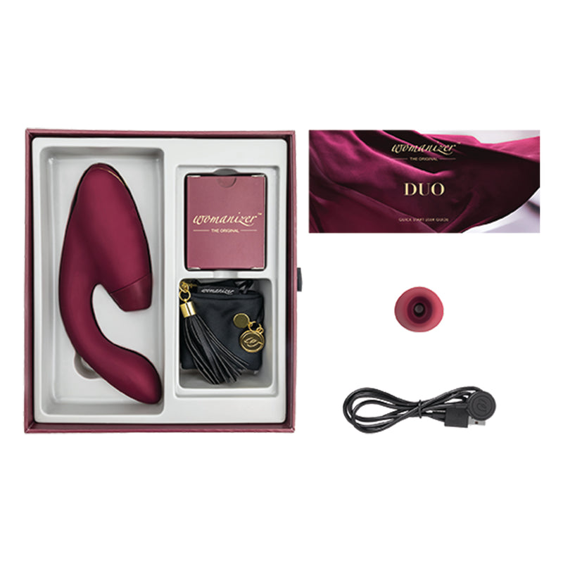 Womanizer Duo Clitoral Stimulator and G-Spot Vibrator