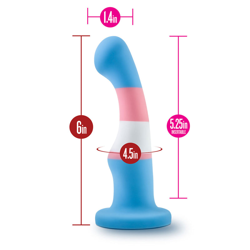 Avant P2 Trans Pride Dildo