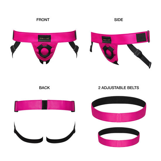 Strap on me Curious harness fuchsia