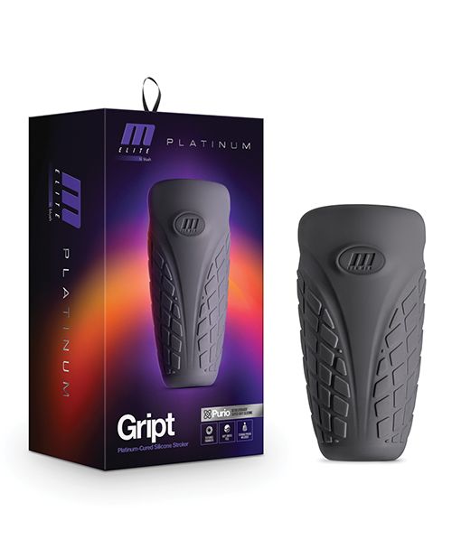 M-Elite Platinum Gript Silicone Stroker